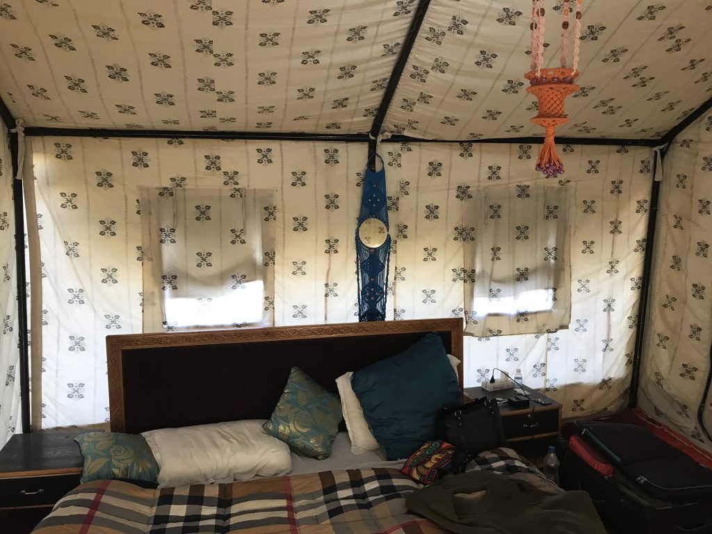 Kargil Tourist Camps- Tents from inside