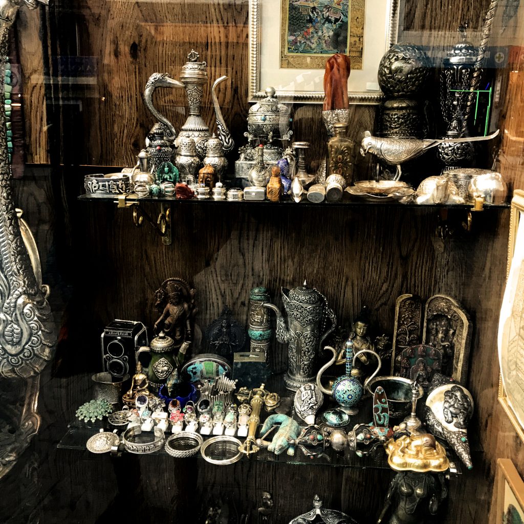 A trinket shop at the Leh market