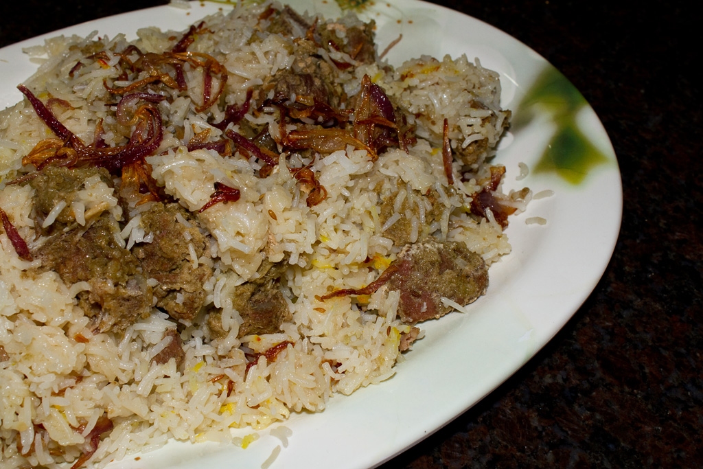 Mutton Dum Biryani In A Pressure Cooker Swati S Kitchen