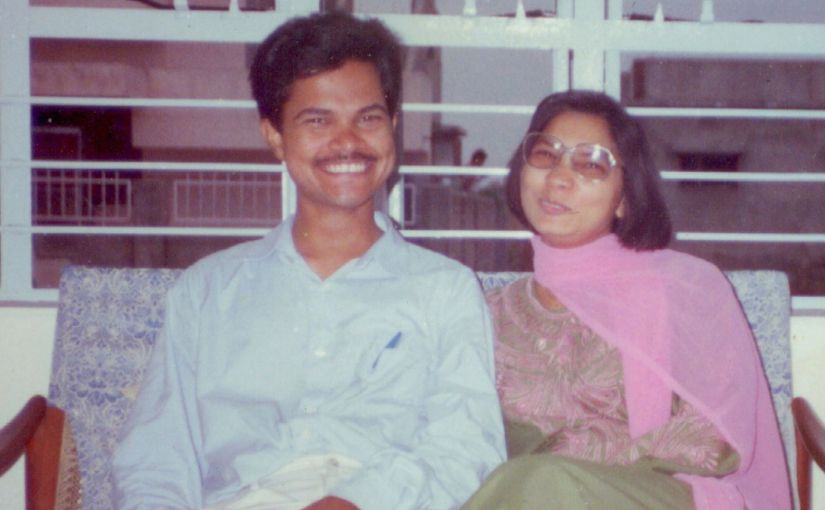 Swati and Tarique. First photo after marriage