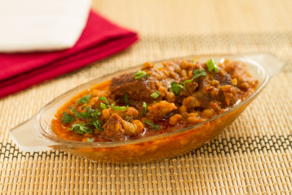 Dal Gosht, Mutton with lentils curry