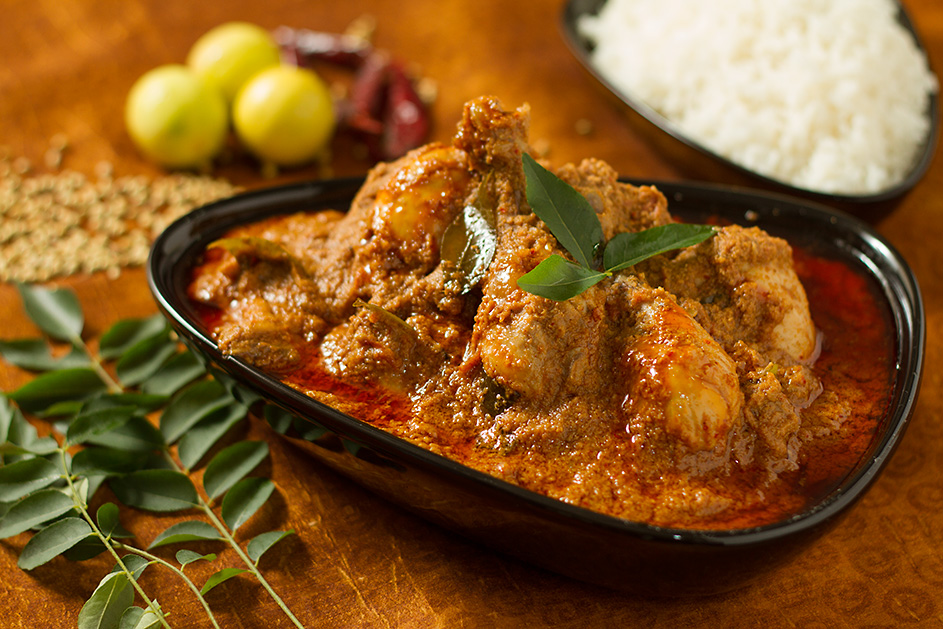 Chicken Chettinad - A chicken dish from Tamil Nadu